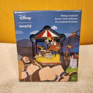 Loungefly Disney Mickey Minnie Brave Little Tailor Carousel Sliding 3" LE Pin